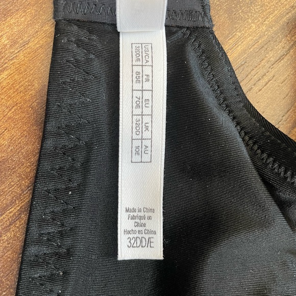 Le Mystere Black Bra 32DD or 32E - Picture 4 of 6